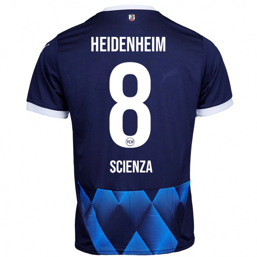 Danxen Women Léo Scienza #8 Dark Navy Blue Away Jersey 2024/25 T-Shirt