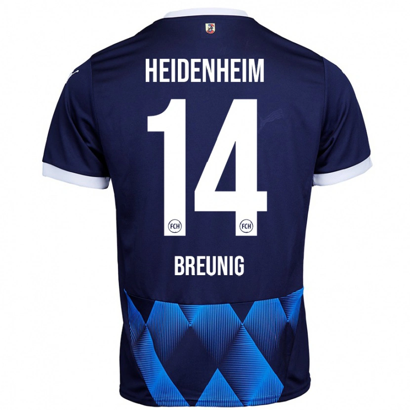 Danxen Women Maximilian Breunig #14 Dark Navy Blue Away Jersey 2024/25 T-Shirt