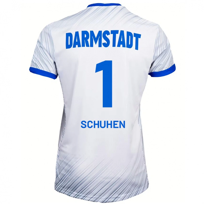 Danxen Women Marcel Schuhen #1 White Blue Away Jersey 2024/25 T-Shirt