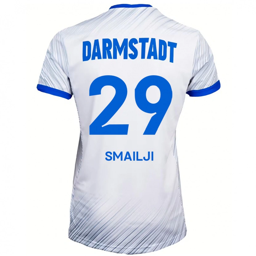 Danxen Women Esad Smailji #29 White Blue Away Jersey 2024/25 T-Shirt