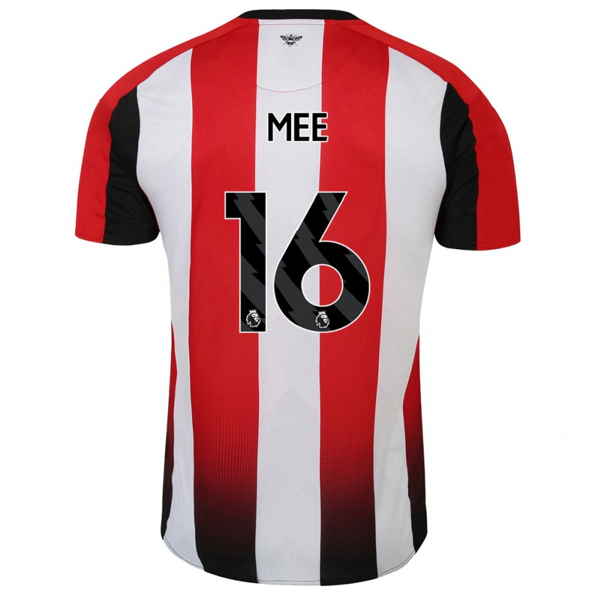 Danxen Kid Ben Mee #16 Red White Home Jersey 2024/25 T-Shirt