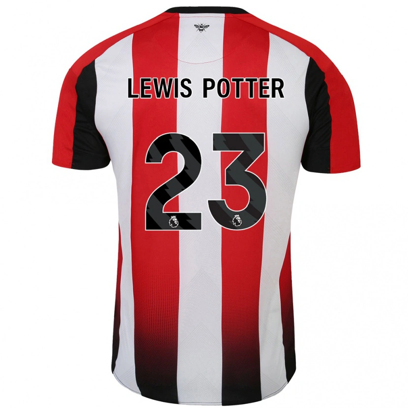 Danxen Kid Keane Lewis-Potter #23 Red White Home Jersey 2024/25 T-Shirt