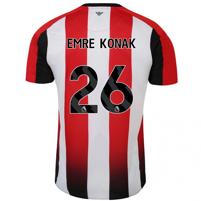 Danxen Kid Yunus Emre Konak #26 Red White Home Jersey 2024/25 T-Shirt