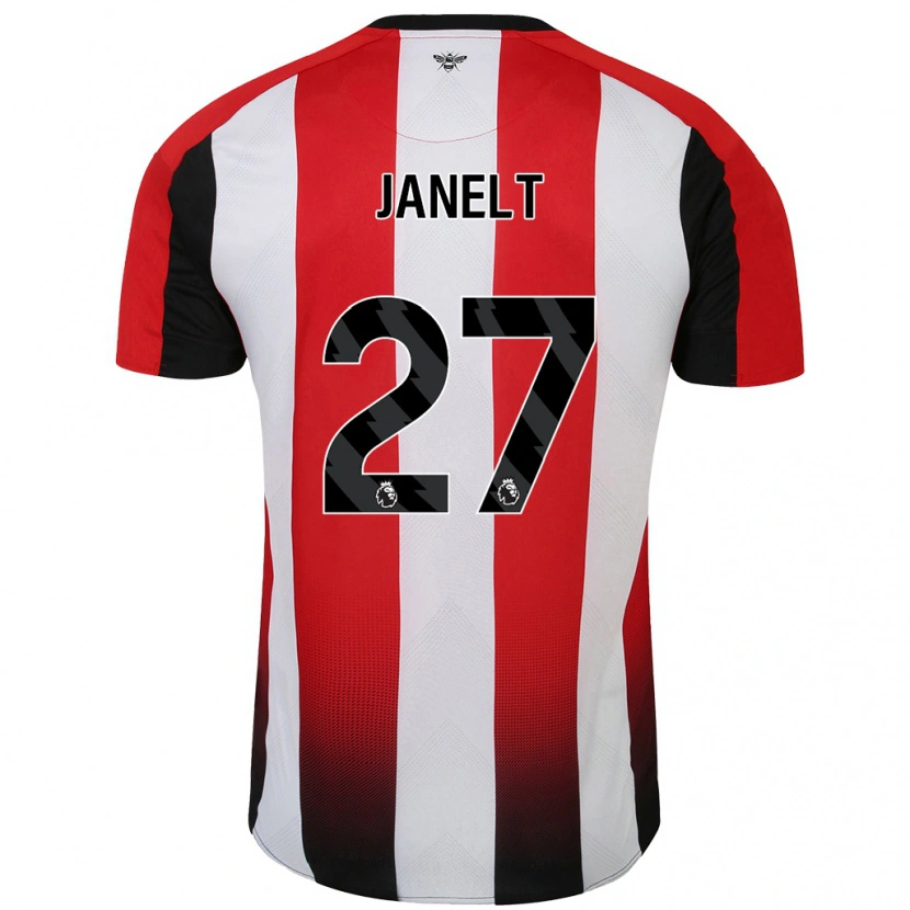 Danxen Kid Vitaly Janelt #27 Red White Home Jersey 2024/25 T-Shirt