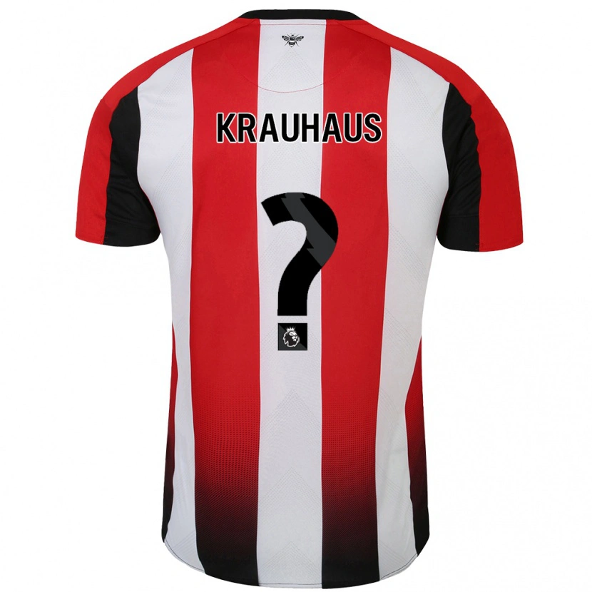 Danxen Kid Ben Krauhaus #0 Red White Home Jersey 2024/25 T-Shirt