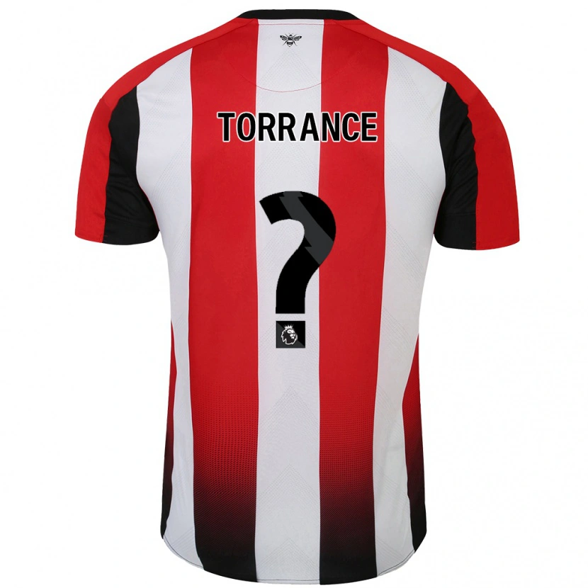 Danxen Kid Bruno Torrance #0 Red White Home Jersey 2024/25 T-Shirt