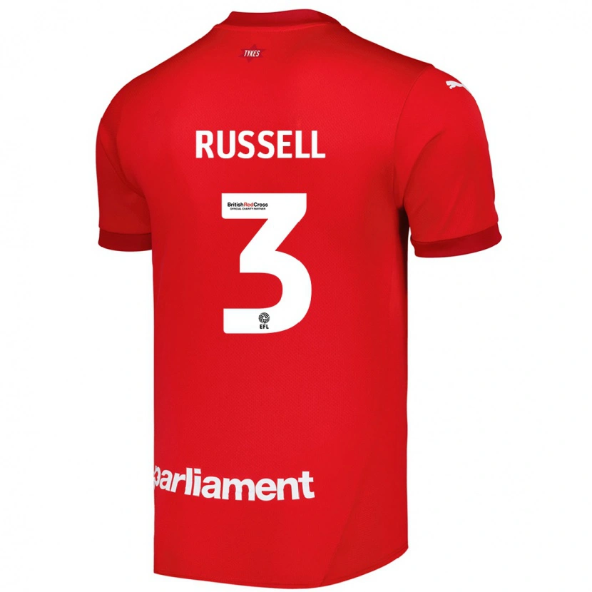 Danxen Kid Jon Russell #3 Red Home Jersey 2024/25 T-Shirt