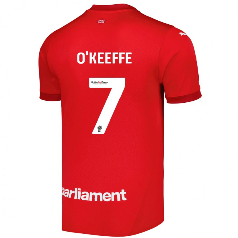 Danxen Kid Corey O'keeffe #7 Red Home Jersey 2024/25 T-Shirt