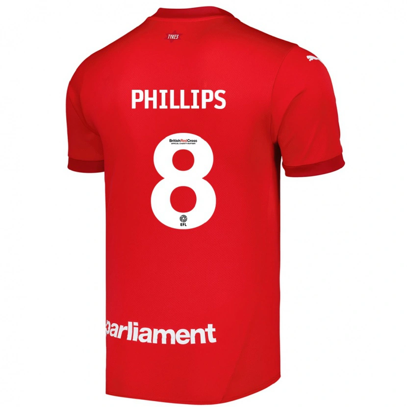 Danxen Kid Adam Phillips #8 Red Home Jersey 2024/25 T-Shirt