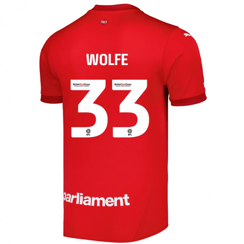 Danxen Kid Matty Wolfe #33 Red Home Jersey 2024/25 T-Shirt