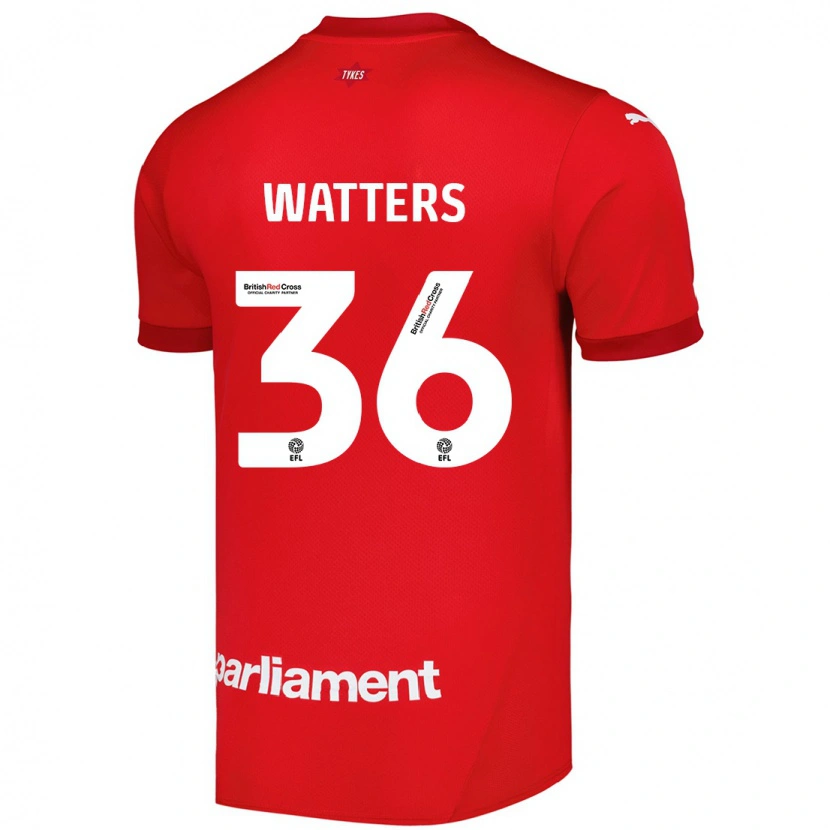 Danxen Kid Max Watters #36 Red Home Jersey 2024/25 T-Shirt