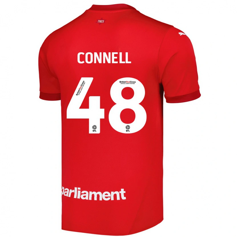 Danxen Kid Luca Connell #48 Red Home Jersey 2024/25 T-Shirt