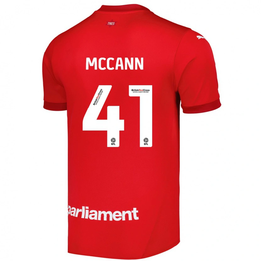 Danxen Kid Bayley Mccann #41 Red Home Jersey 2024/25 T-Shirt