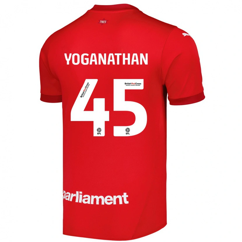 Danxen Kid Vimal Yoganathan #45 Red Home Jersey 2024/25 T-Shirt