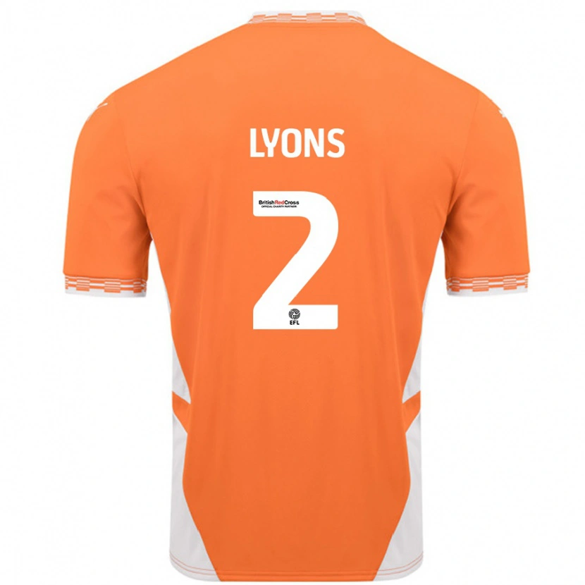 Danxen Kid Andy Lyons #2 Orange White Home Jersey 2024/25 T-Shirt