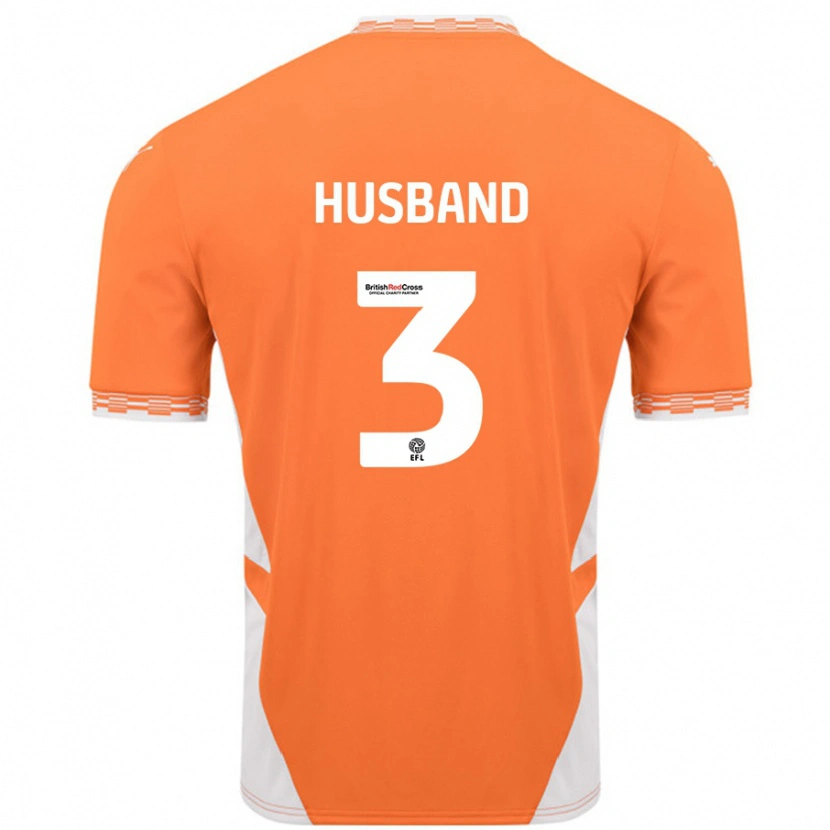 Danxen Kid James Husband #3 Orange White Home Jersey 2024/25 T-Shirt