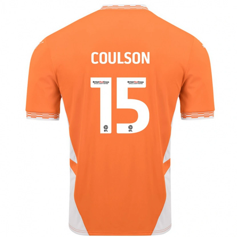 Danxen Kid Hayden Coulson #15 Orange White Home Jersey 2024/25 T-Shirt