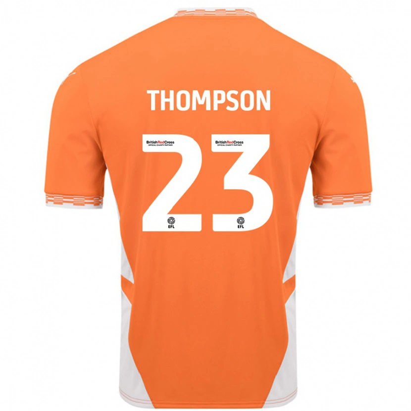 Danxen Kid Dominic Thompson #23 Orange White Home Jersey 2024/25 T-Shirt