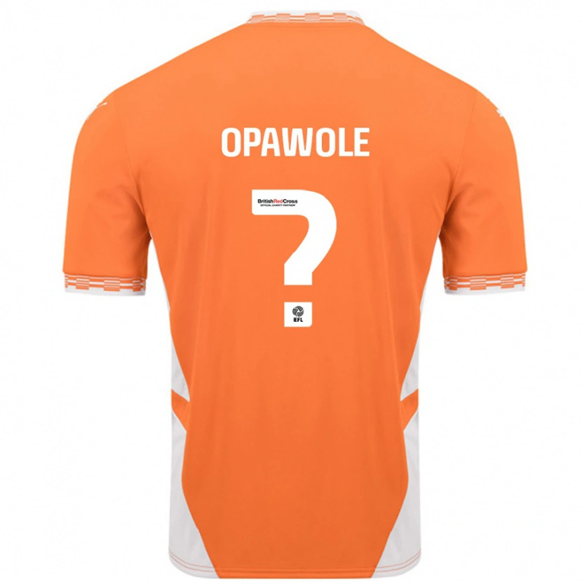 Danxen Kid Johnson Opawole #0 Orange White Home Jersey 2024/25 T-Shirt