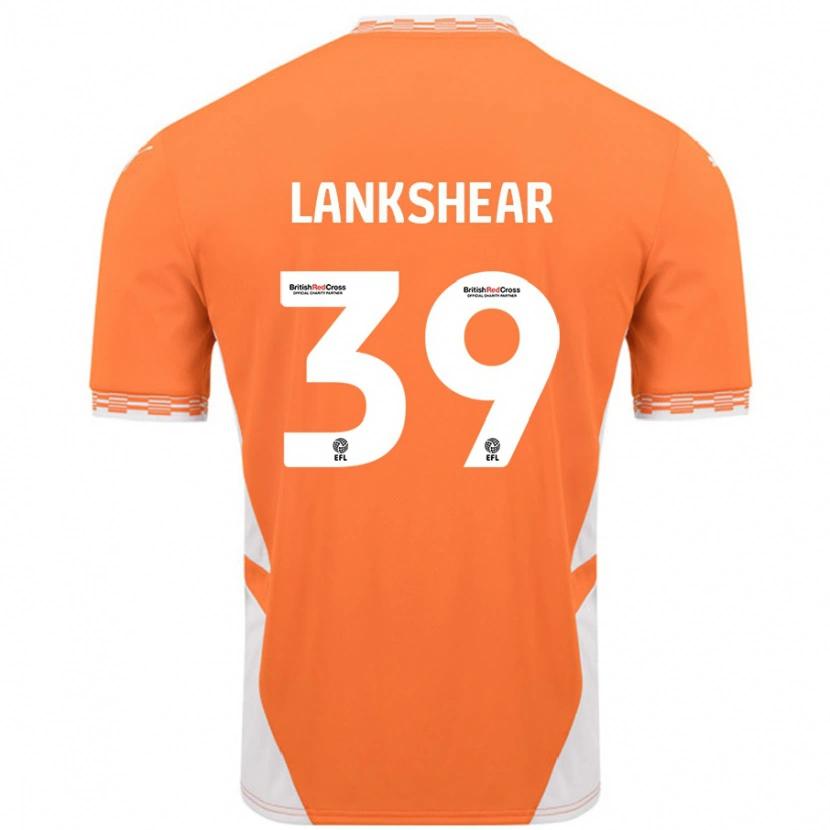 Danxen Kid Alex Lankshear #39 Orange White Home Jersey 2024/25 T-Shirt