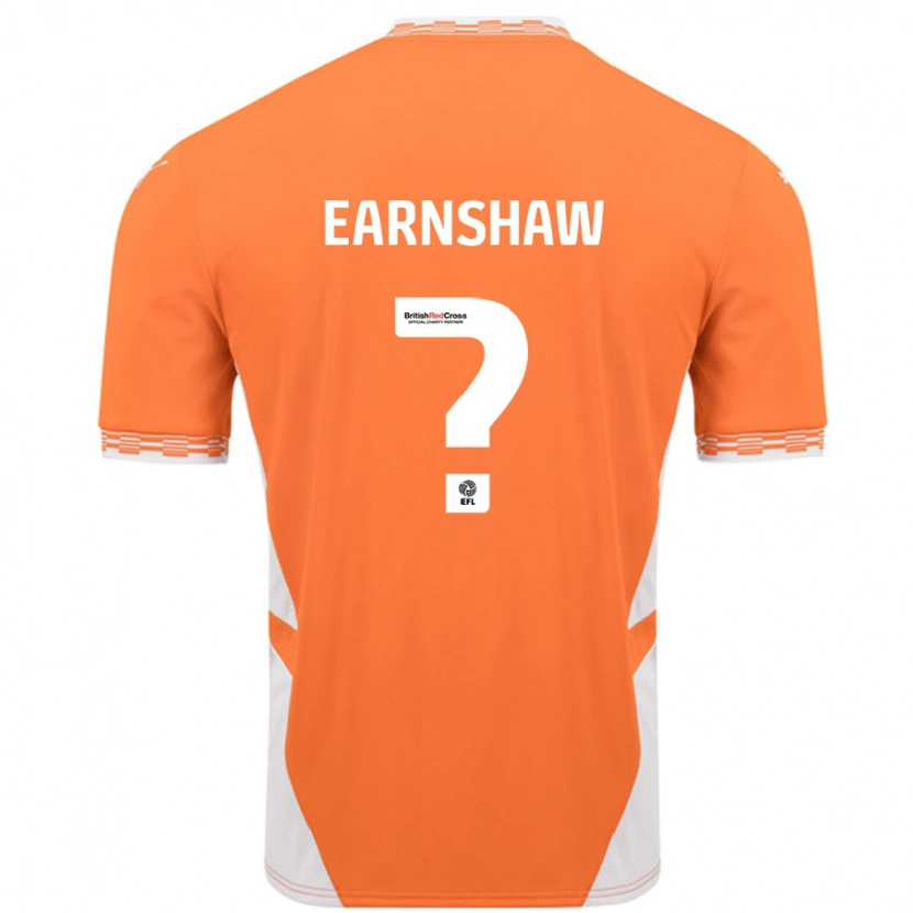 Danxen Kid Alice Earnshaw #0 Orange White Home Jersey 2024/25 T-Shirt