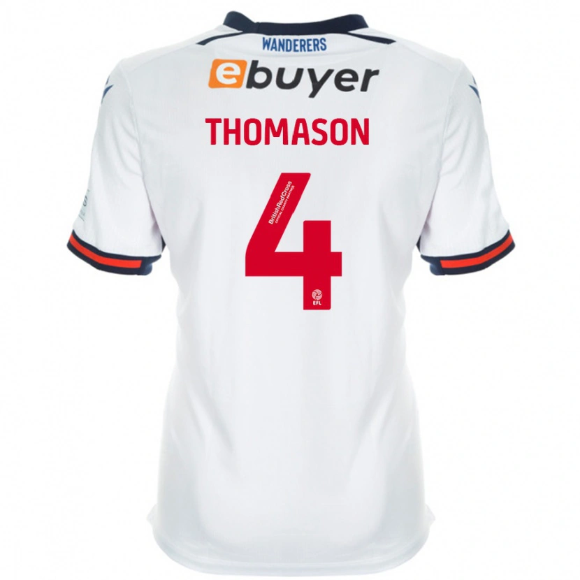 Danxen Kid George Thomason #4 White Home Jersey 2024/25 T-Shirt