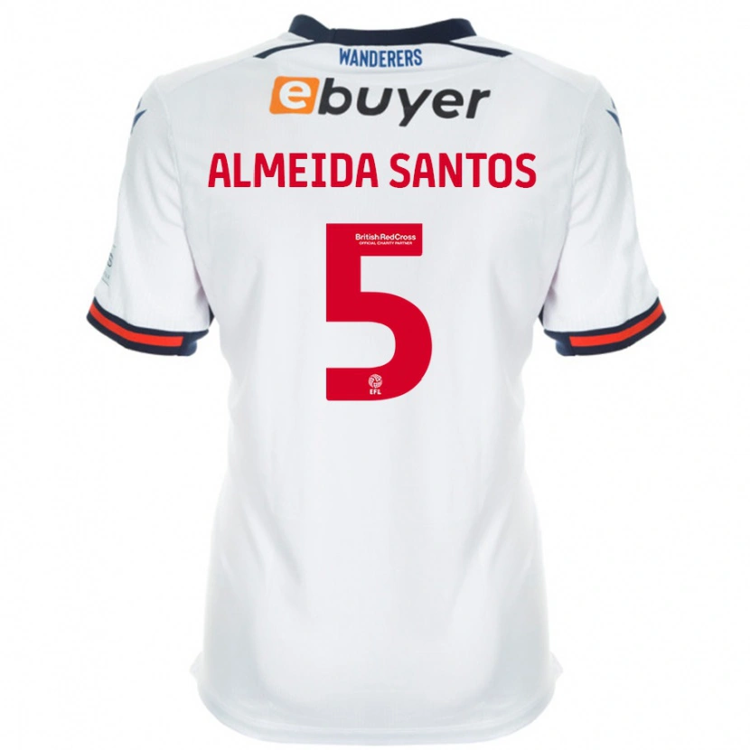 Danxen Kid Ricardo Santos #5 White Home Jersey 2024/25 T-Shirt