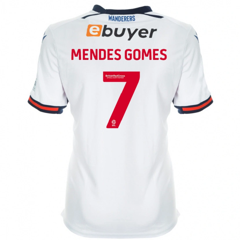 Danxen Kid Carlos Mendes #7 White Home Jersey 2024/25 T-Shirt