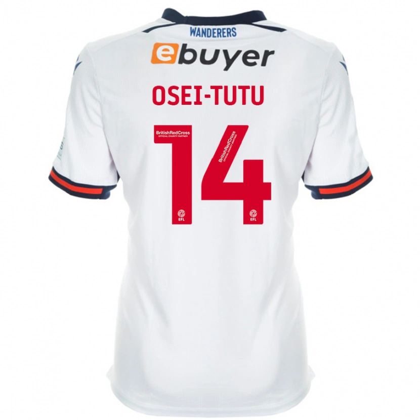 Danxen Kid Jordi Osei-Tutu #14 White Home Jersey 2024/25 T-Shirt