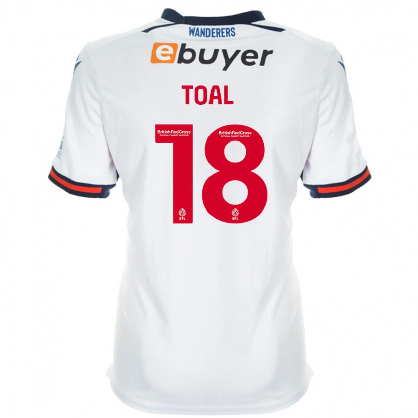 Danxen Kid Eoin Toal #18 White Home Jersey 2024/25 T-Shirt