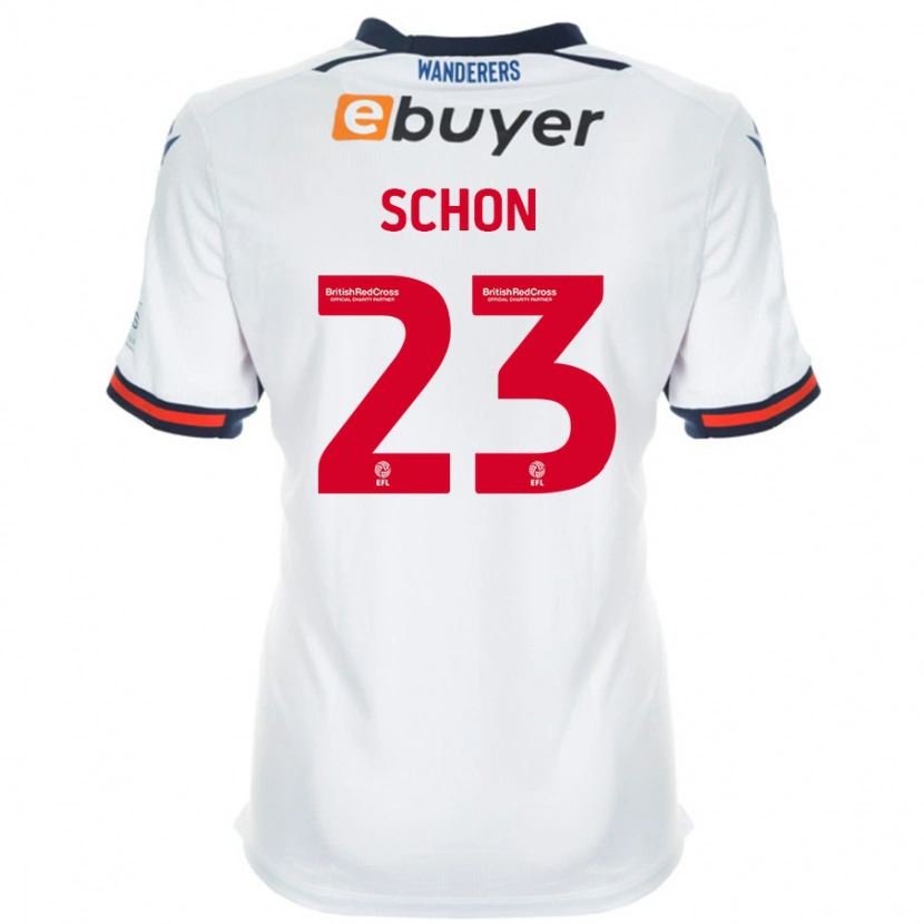 Danxen Kid Szabolcs Schön #23 White Home Jersey 2024/25 T-Shirt