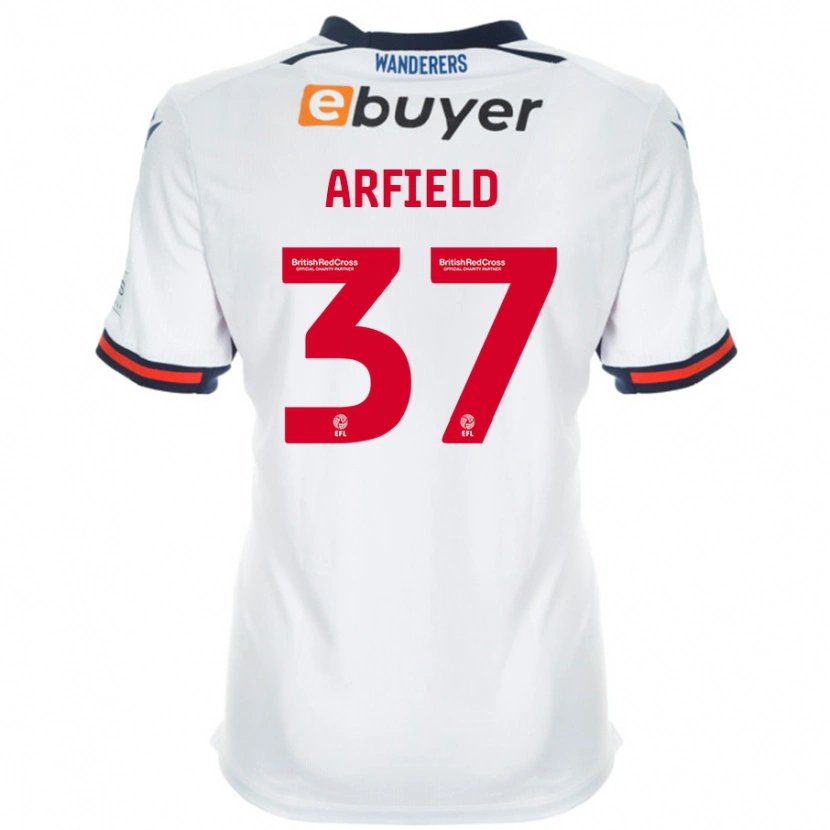 Danxen Kid Scott Arfield #37 White Home Jersey 2024/25 T-Shirt