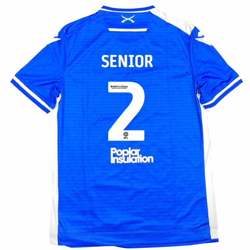 Danxen Kid Joel Senior #2 Blue White Home Jersey 2024/25 T-Shirt