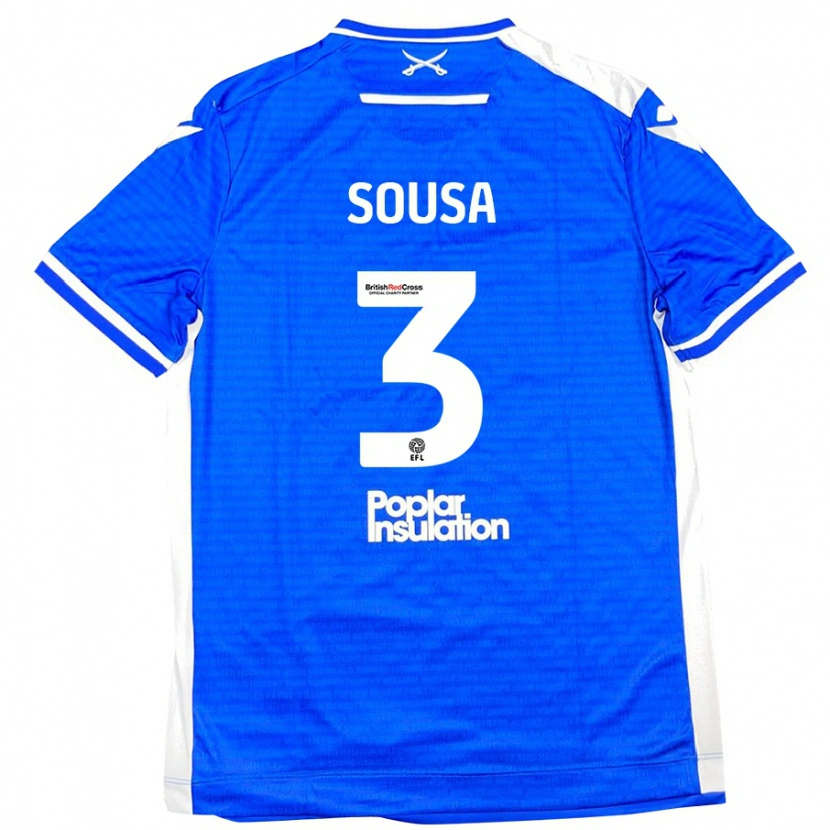 Danxen Kid Lino Sousa #3 Blue White Home Jersey 2024/25 T-Shirt