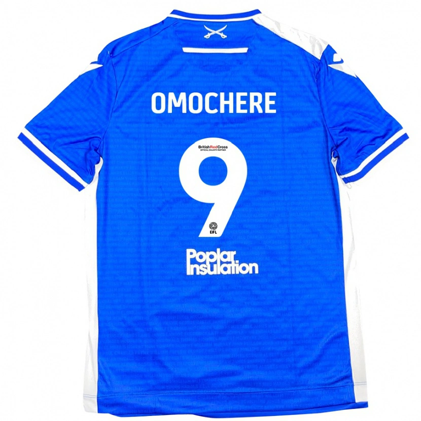 Danxen Kid Promise Omochere #9 Blue White Home Jersey 2024/25 T-Shirt