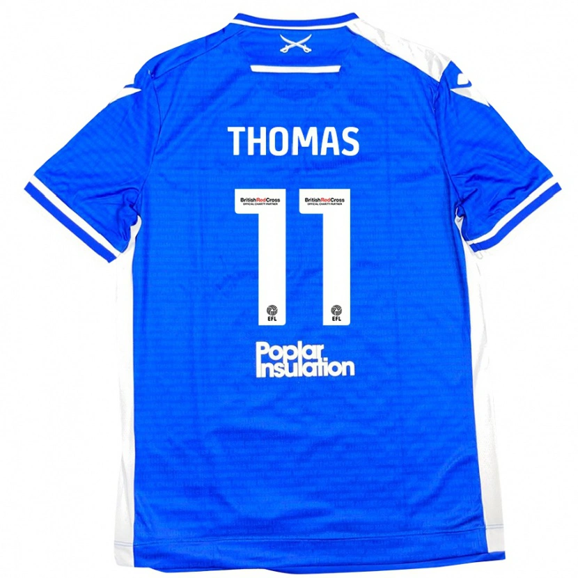 Danxen Kid Luke Thomas #11 Blue White Home Jersey 2024/25 T-Shirt