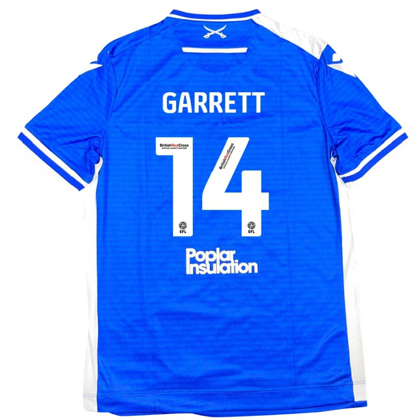 Danxen Kid Jake Garrett #14 Blue White Home Jersey 2024/25 T-Shirt