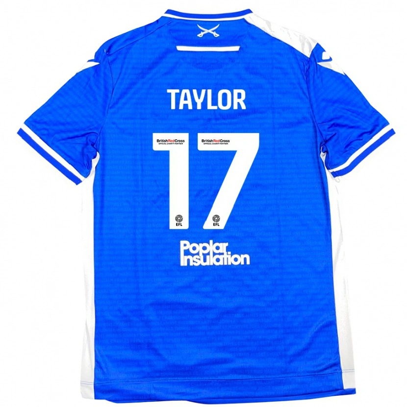 Danxen Kid Connor Taylor #17 Blue White Home Jersey 2024/25 T-Shirt