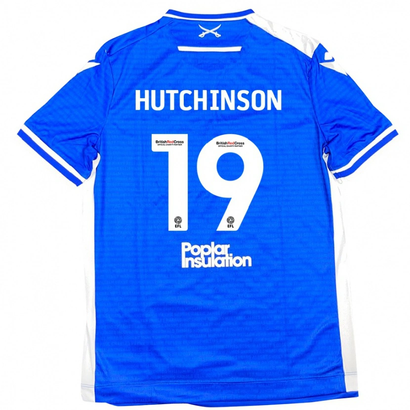 Danxen Kid Isaac Hutchinson #19 Blue White Home Jersey 2024/25 T-Shirt