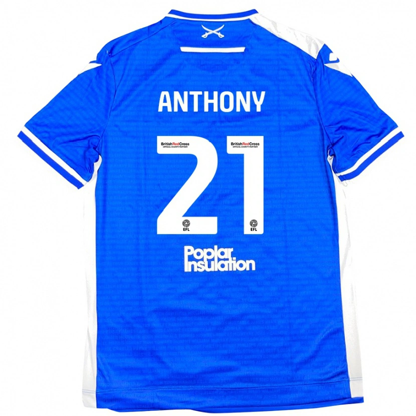 Danxen Kid Micah Anthony #21 Blue White Home Jersey 2024/25 T-Shirt