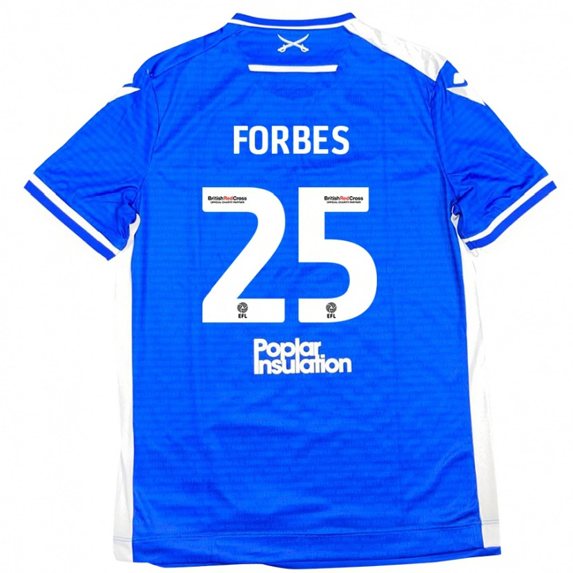 Danxen Kid Michael Forbes #25 Blue White Home Jersey 2024/25 T-Shirt