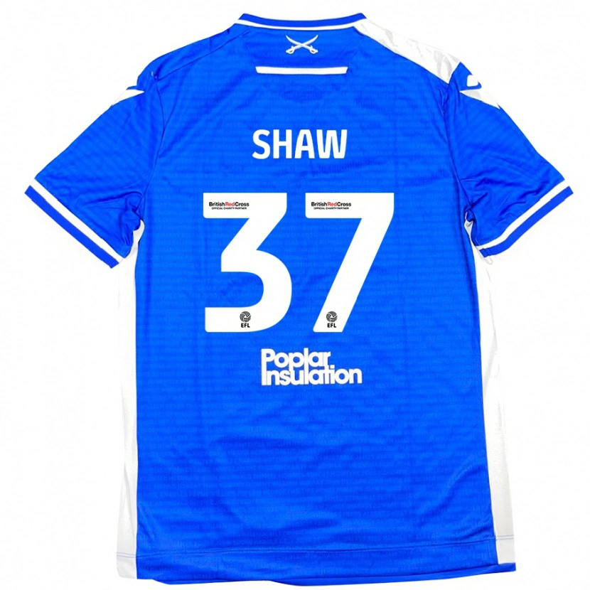 Danxen Kid Kofi Shaw #37 Blue White Home Jersey 2024/25 T-Shirt