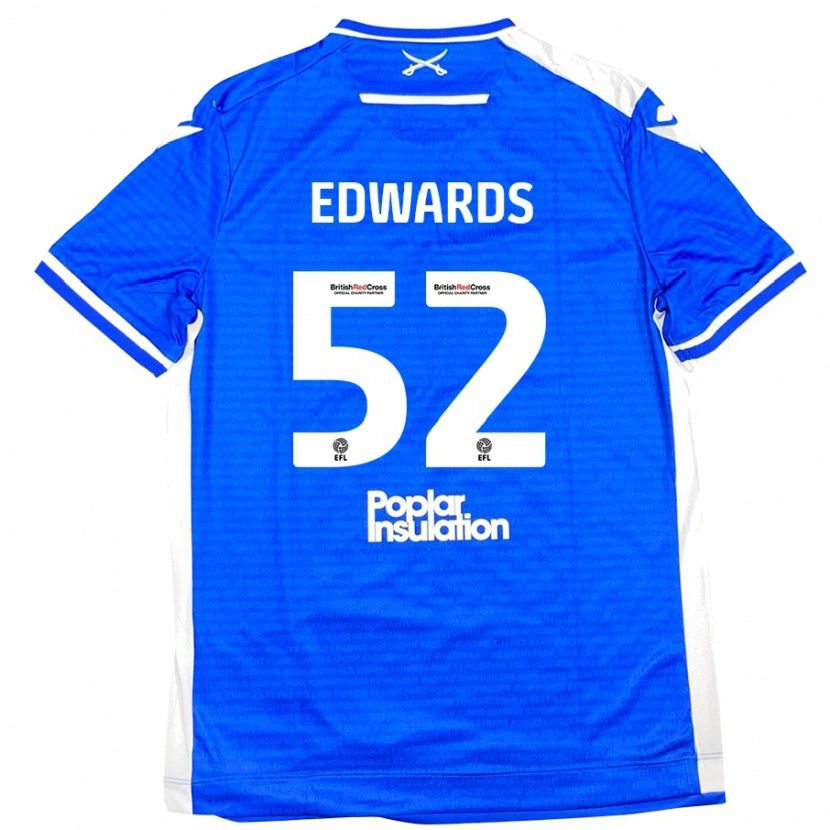 Danxen Kid Max Edwards #52 Blue White Home Jersey 2024/25 T-Shirt