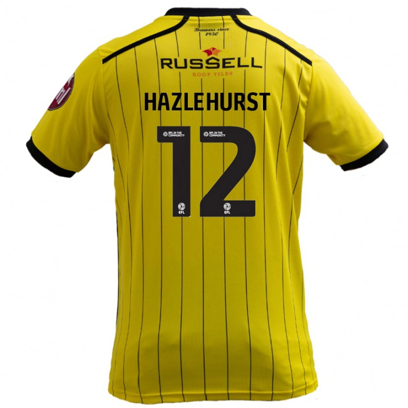 Danxen Kid Jack Hazlehurst #12 Yellow Home Jersey 2024/25 T-Shirt