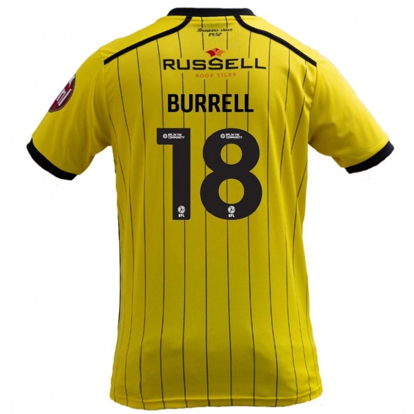 Danxen Kid Rumarn Burrell #18 Yellow Home Jersey 2024/25 T-Shirt