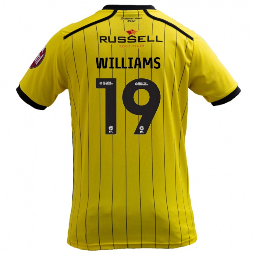 Danxen Kid Dylan Williams #19 Yellow Home Jersey 2024/25 T-Shirt