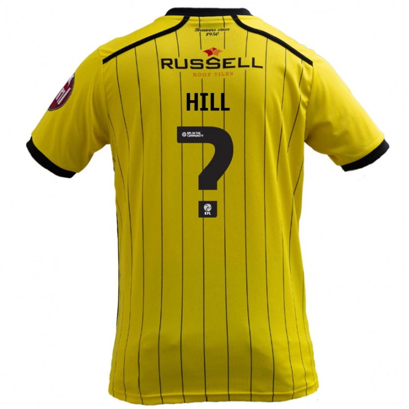 Danxen Kid Tommy Hill #0 Yellow Home Jersey 2024/25 T-Shirt