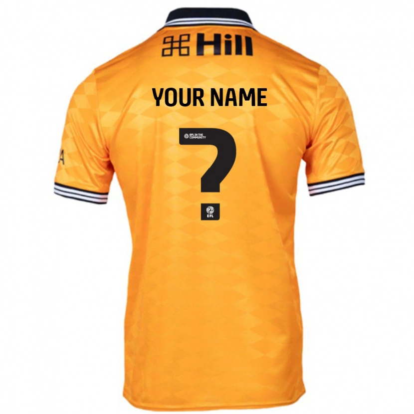 Danxen Kid Your Name #0 Orange Home Jersey 2024/25 T-Shirt