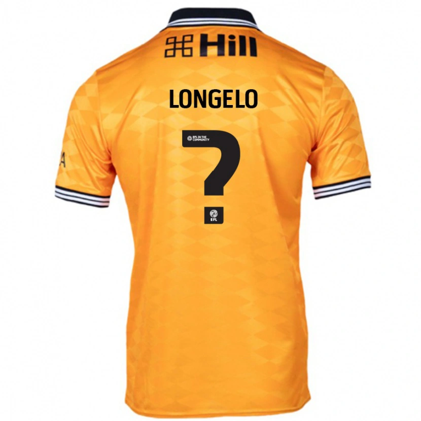 Danxen Kid Emmanuel Longelo #0 Orange Home Jersey 2024/25 T-Shirt