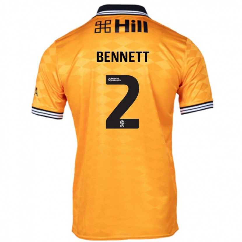 Danxen Kid Liam Bennett #2 Orange Home Jersey 2024/25 T-Shirt